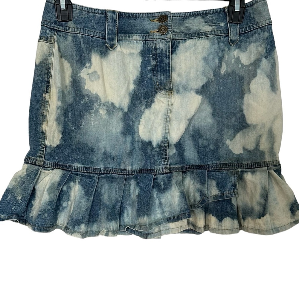 Ann Taylor Loft Mini Jean Skirt 10P